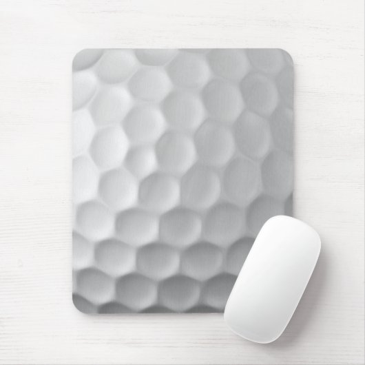 Weiße golfballstruktur mit dimpeln mousepad (Mit Mouse)