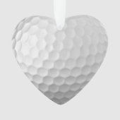 Weiße golfballstruktur mit dimpeln ornament (Vorderseite)