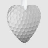 Weiße golfballstruktur mit dimpeln ornament (Vorderseite)