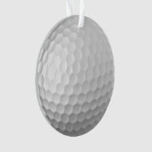 Weiße golfballstruktur mit dimpeln ornament (Vorderseite)