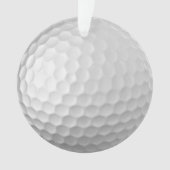 Weiße golfballstruktur mit dimpeln ornament (Vorderseite)