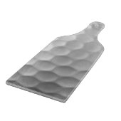 Weiße golfballstruktur mit dimpeln schneidebrett (Ecke)
