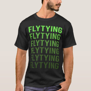 Weiße Gradient Fly Tying T-Shirt