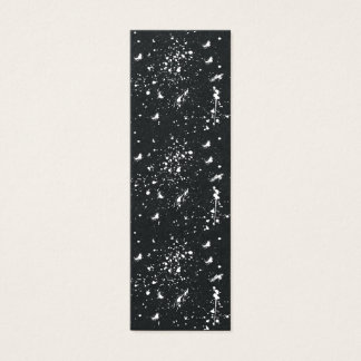 Weiße Grafik mit Farbspritzer-Fleck in Weiß
