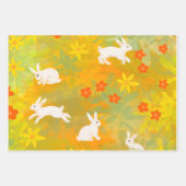 weiße Gräser auf einer Wiese Geschenkpapier Set (Vorderseite 3)