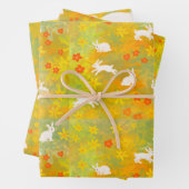 weiße Gräser auf einer Wiese Geschenkpapier Set (Beispiel)