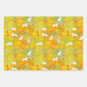 weiße Gräser auf einer Wiese Geschenkpapier Set (Vorderseite)