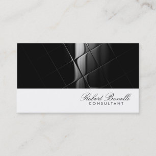 Weiße graue schlichte moderne visitenkarte