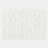 Weiße Graue Streifen Hochzeit Geschenkpapier Set (Vorderseite 2)