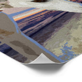 Weiße Grauhosenölfarbe, Poster (Ecke)