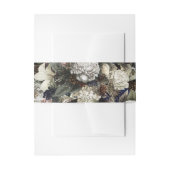 Weiße grüne Blume Einladungsbanderole (Vorderseite Beispiel)