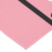 Weiße grüne Polka Dots Pink Tischdecke (Schrägansicht)
