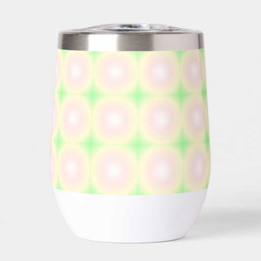 Weiße grüne Rose Weißes 3D-Lichtbogenmuster (Vorderseite)