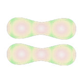 Weiße grüne Rose Weißes 3D-Lichtbogenmuster Baseball (Paneele)