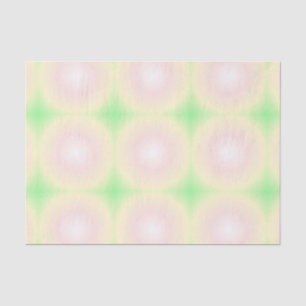 Weiße grüne Rose Weißes 3D-Lichtbogenmuster Seidenpapier