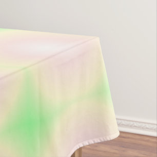 Weiße grüne Rose Weißes 3D-Lichtbogenmuster Tischdecke