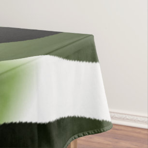 Weiße Grüne Wald Blatt Blütenblätter Tischdecke