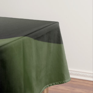 Weiße Grüne Wald Mini Kugeln Tischdecke