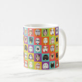 Weiße Guinea Kaffeetasse (VorderseiteRechts)