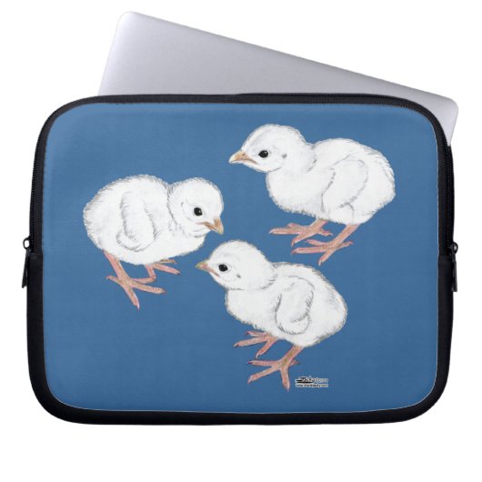Weiße Guinea Laptopschutzhülle (Vorderseite)