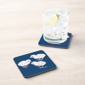 Weiße Guinea Untersetzer (Rechte Seite)