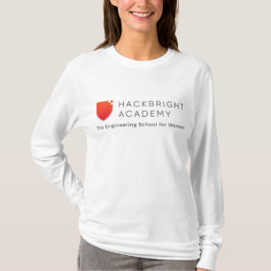 Weiße Hackbright Strickjacke T-Shirt