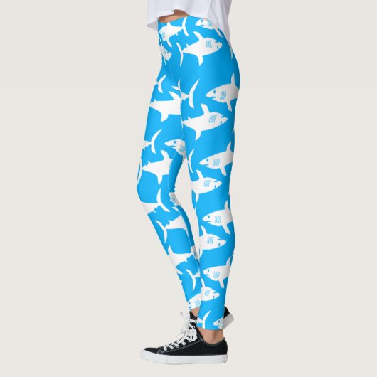 Weiße Haie Leggings (Links)