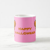 Weiße Halloween-Katze Kaffeetasse (Mittel)