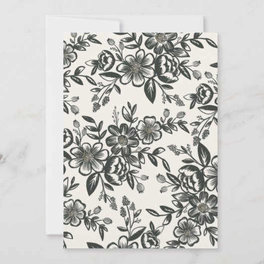 Weiße Hand Foto-Overlay Save The Date (Rückseite)