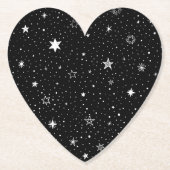 Weiße Hand Zangen auf schwarz Untersetzer (Vorderseite)