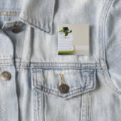 Weiße Handtücher und Wellness-Center Button (Beispiel)