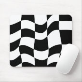 Weiße Harmonie: Die Reize des Abstrakten verkörper Mousepad (Mit Mouse)