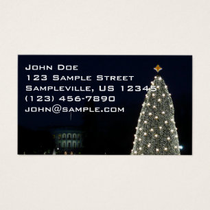 Weiße Haus und National Tree Weihnachtsfeiertag DC