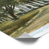 Weiße Haus, Washington DC 1906 Vintag Poster (Ecke)