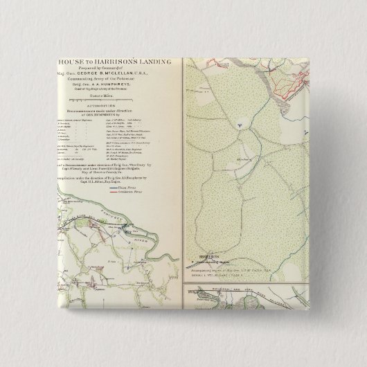 Weiße HausHarrisons Landung Button (Vorderseite)