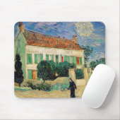 Weiße Hausnacht Van Gogh Mousepad (Mit Mouse)