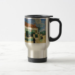 Weiße Hausnacht Van Gogh Reisebecher