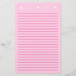 Weiße Herz-Schneeflocken zeichneten Briefpapier