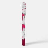 Weiße Herzchen Blume Blumenname Case-Mate iPhone Hülle (Rückseite / Rechts)