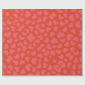 WEISSE HERZEN GESCHENKPAPIER (Flach)