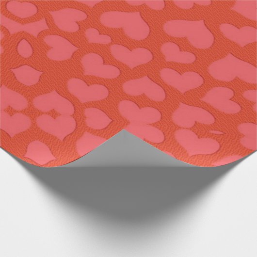 WEISSE HERZEN GESCHENKPAPIER (Ecke)