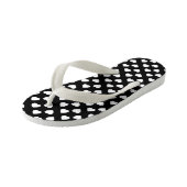 Weiße Herzen Kinderbadesandalen (Schrägansicht)