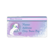 Weiße Herzpferde / Urlaub (Rosa/Lav Swirl)