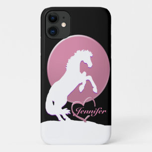 Weiße Herzschläuche V (rosa) Case-Mate iPhone Hülle