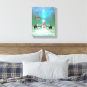 Weiße Hexe Leinwanddruck (Insitu (Schlafzimmer))