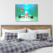 Weiße Hexe Leinwanddruck (Insitu (Schlafzimmer))