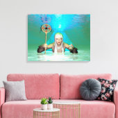Weiße Hexe Leinwanddruck (Insitu (Wohnzimmer))