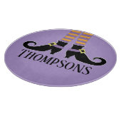 Weiße Hexenschuhe Schneidebrett (Ecke)