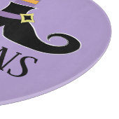 Weiße Hexenschuhe Schneidebrett (Ecke)