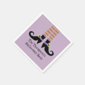 Weiße Hexenschuhe Serviette (Ecke)